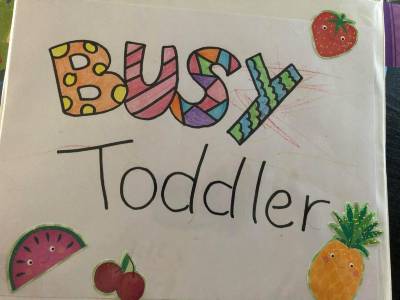 DIY Busy Book for toddler and preschool kids