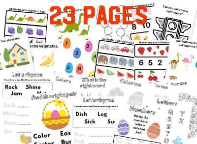 free printable busy book worksheets