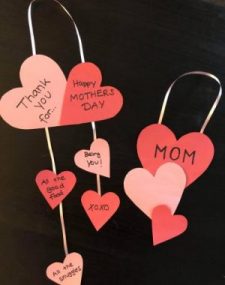 Heart shaped mothers day