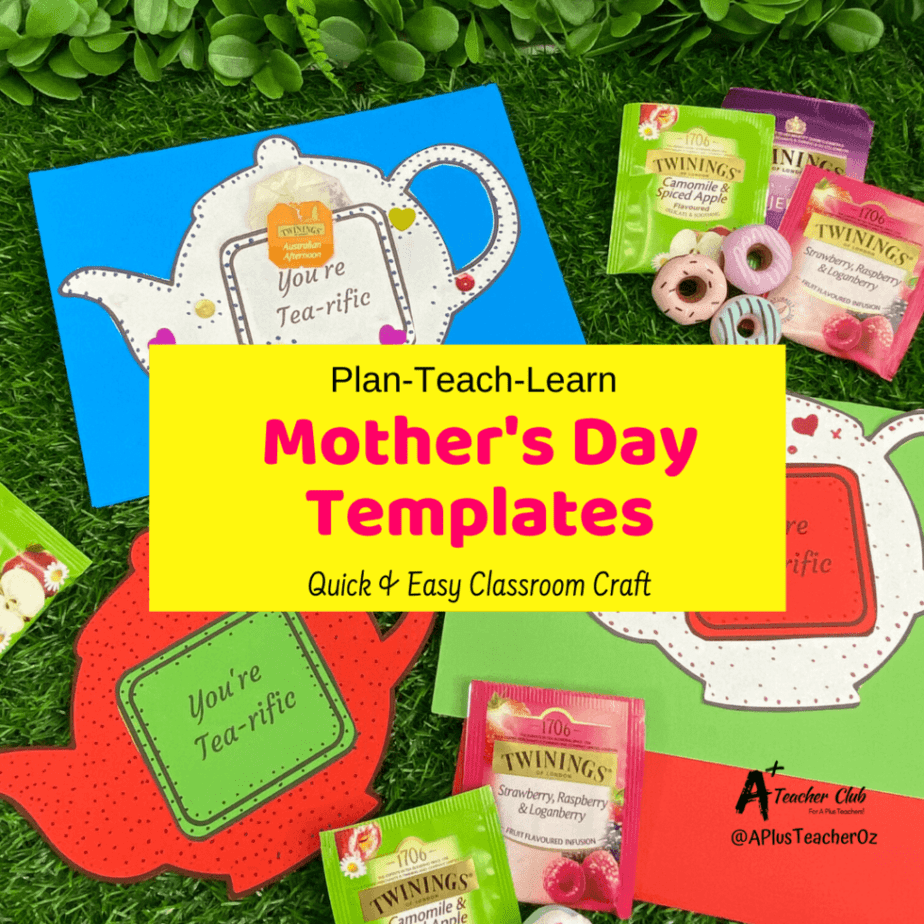 Tea pot mother's day card