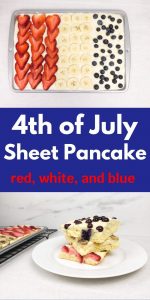 July 4th sheet pancake