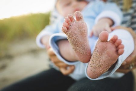 dirty baby feet