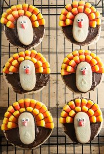 Cute turkey cookies