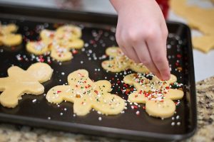 bake christmas cookies with kids tradition