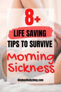 Morning sickness relief