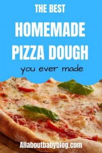 Pizza dough made from scratch recipe