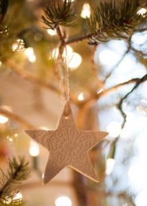 Diy Star lace ornament