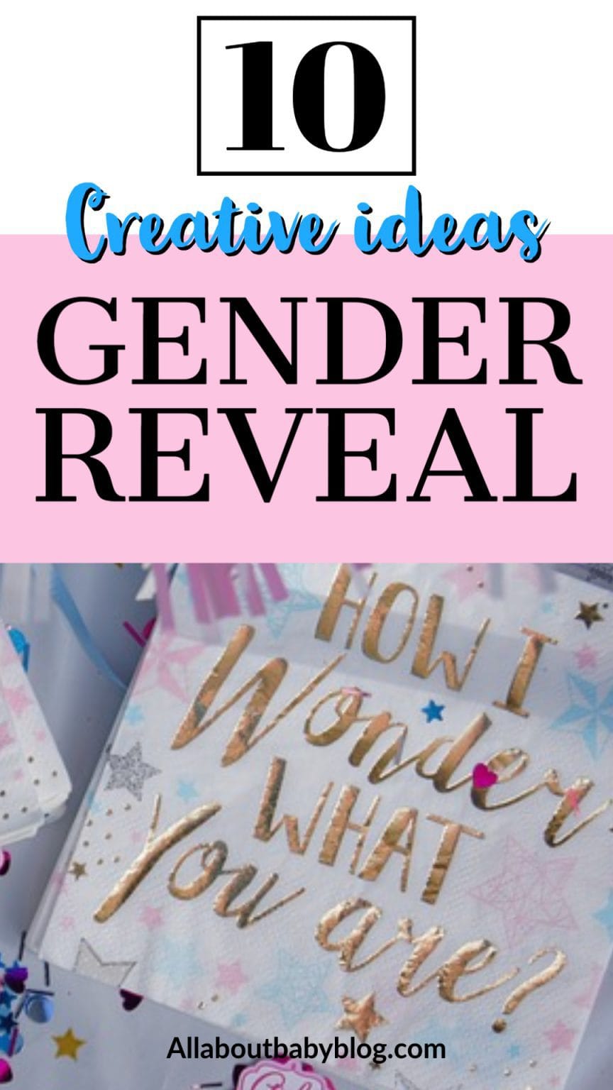 28 unique and creative gender reveal ideas - 2024