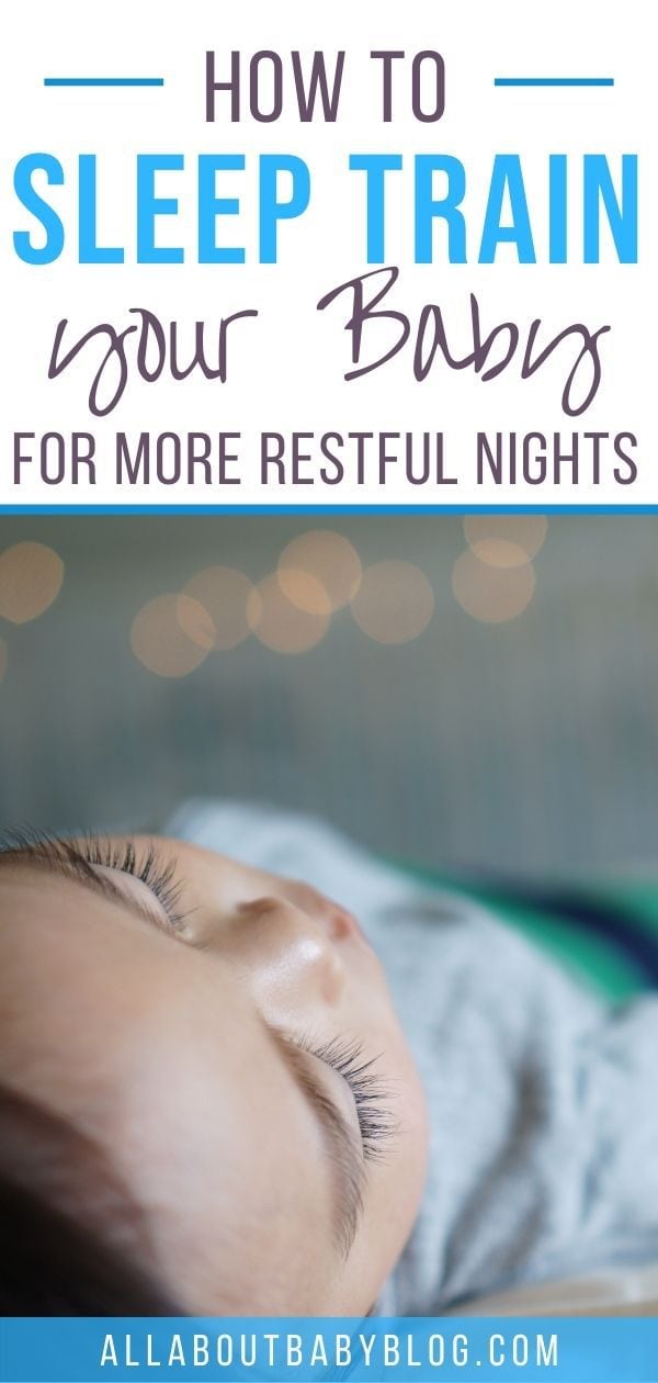 How To Get Babies Sleeping Through The Night All about Baby Blog