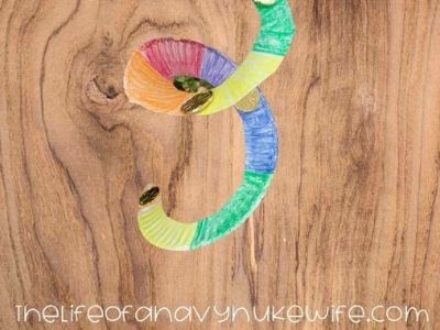 rainbow wind spiral paper plate craft