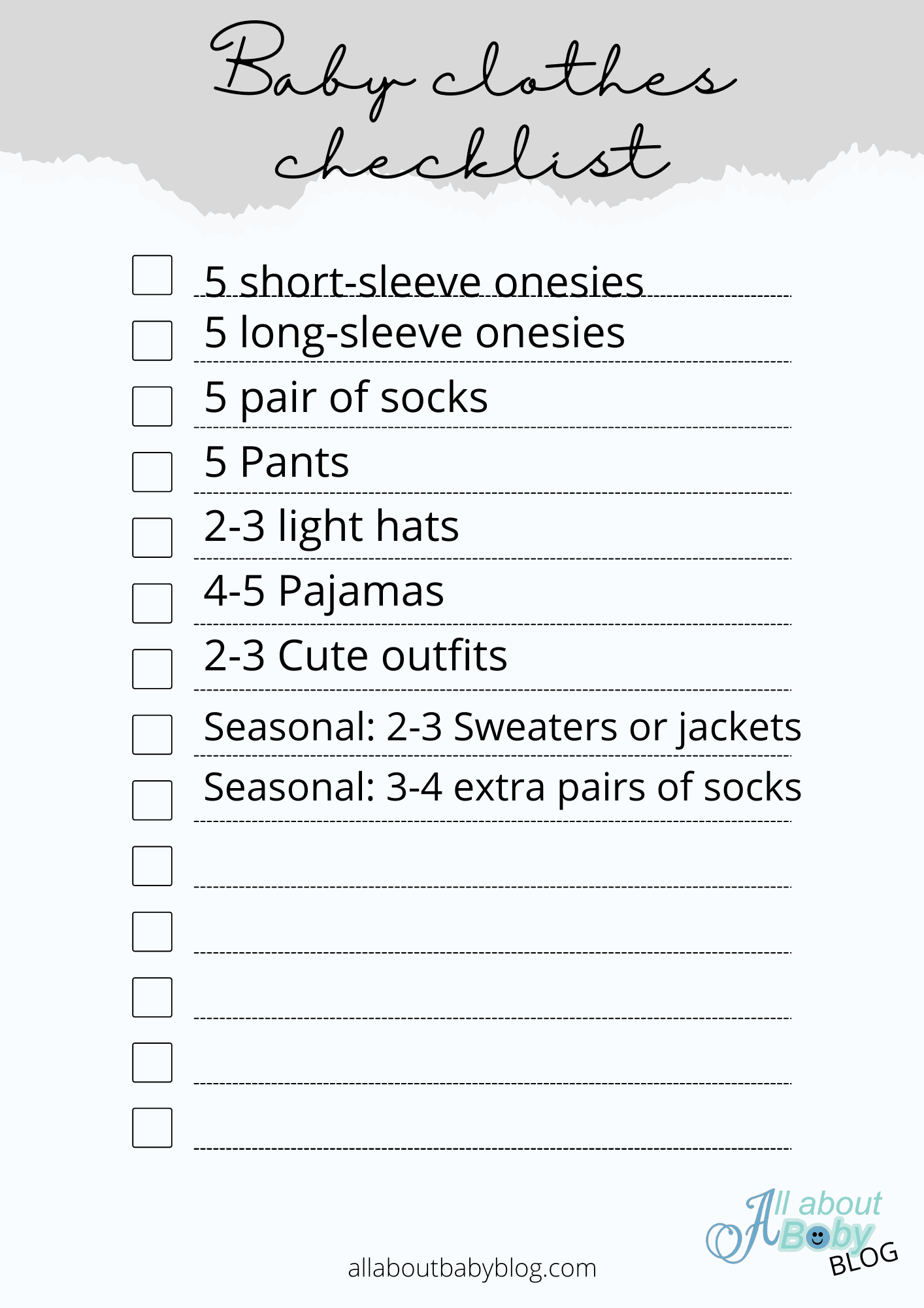 how many clothes do kids really need? (with free checklist) All about