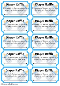 10 free printable diaper raffle tickets for your perfect baby shower ...