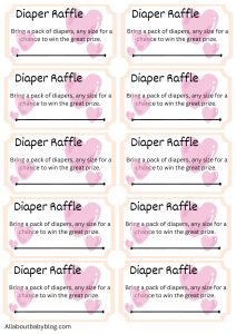 10 free printable diaper raffle tickets for your perfect baby shower ...