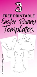 Free printable easter bunny templates (pdf) - All about Baby Blog