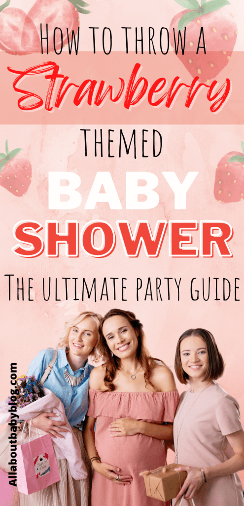 Strawberry baby shower guide